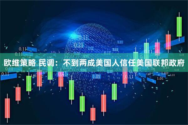 欧维策略 民调：不到两成美国人信任美国联邦政府